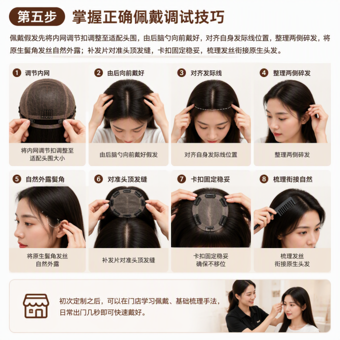第五步，掌握正确佩戴调试技巧